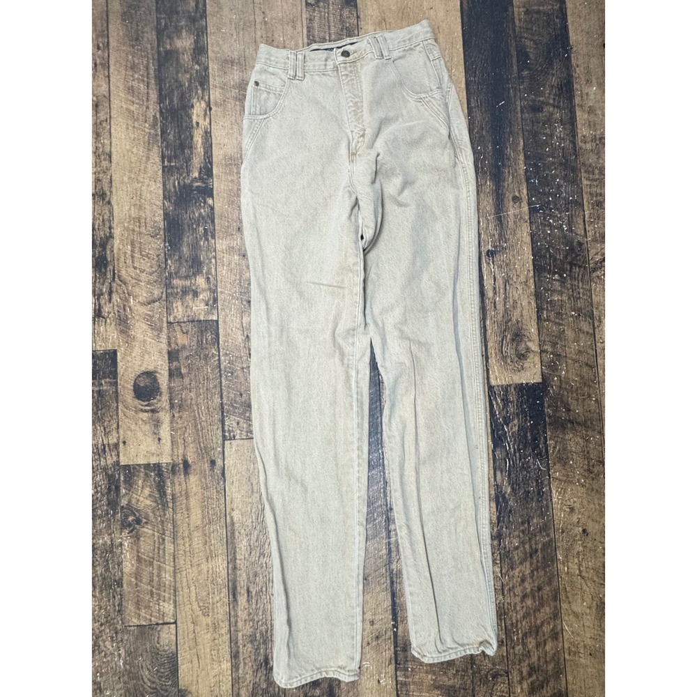 Wrangler Silver Lake Women's Tan Straight Leg Jeans 11/12 x 36 Bareback western